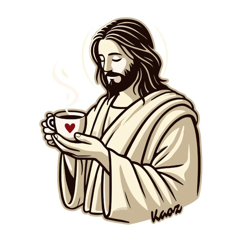 Jésus aime le café