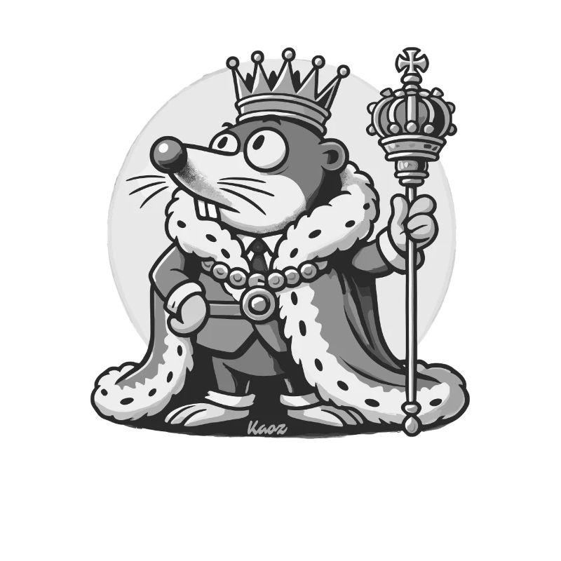 Maulwurf Majestät der König des Garten