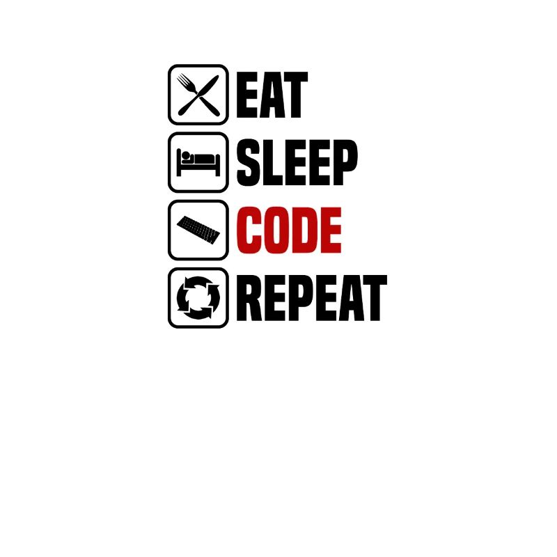 Manger, dormir, programmer, répéter
