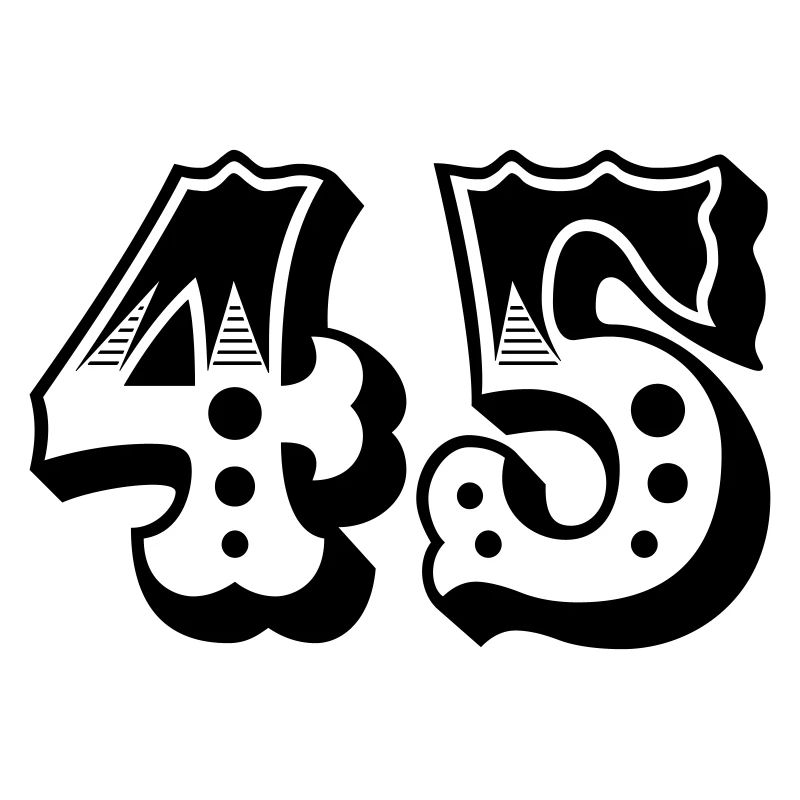 45 - Aantal - Nummer