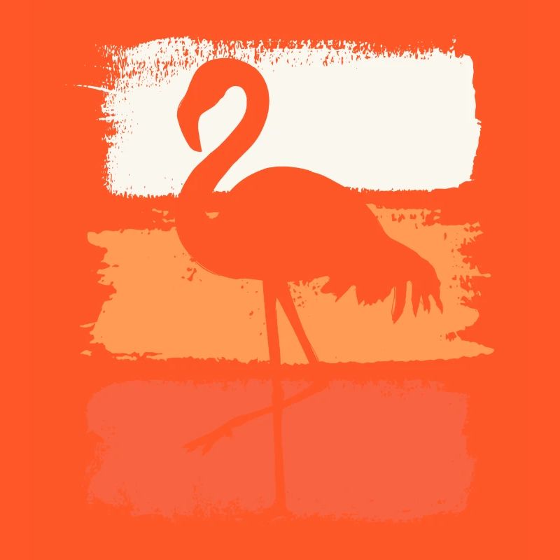 Flamingo Vogel Bunt Exotisch Sommer