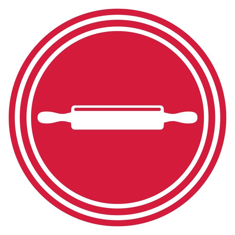 Kitchen roll icon rolling pin