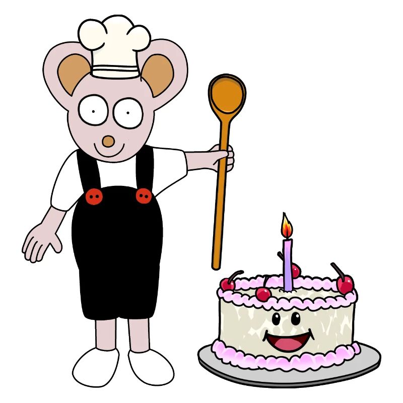 Idée cadeau d’anniversaire Mouse Baker Pastry Chef
