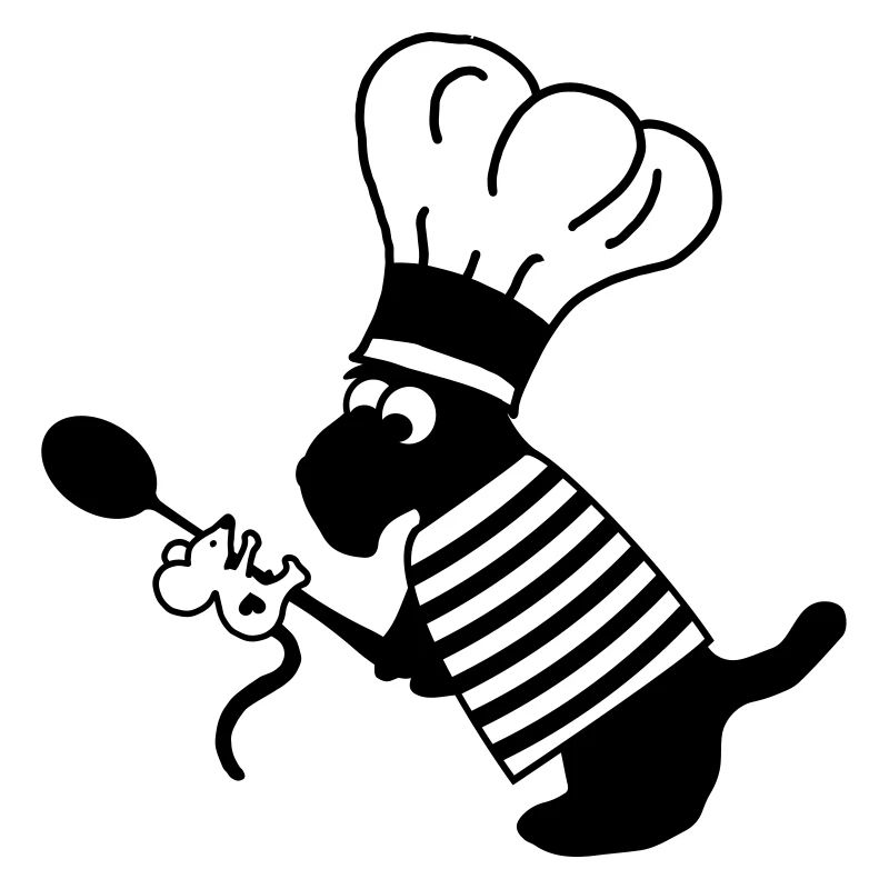 Freunde kochen Hund Maus