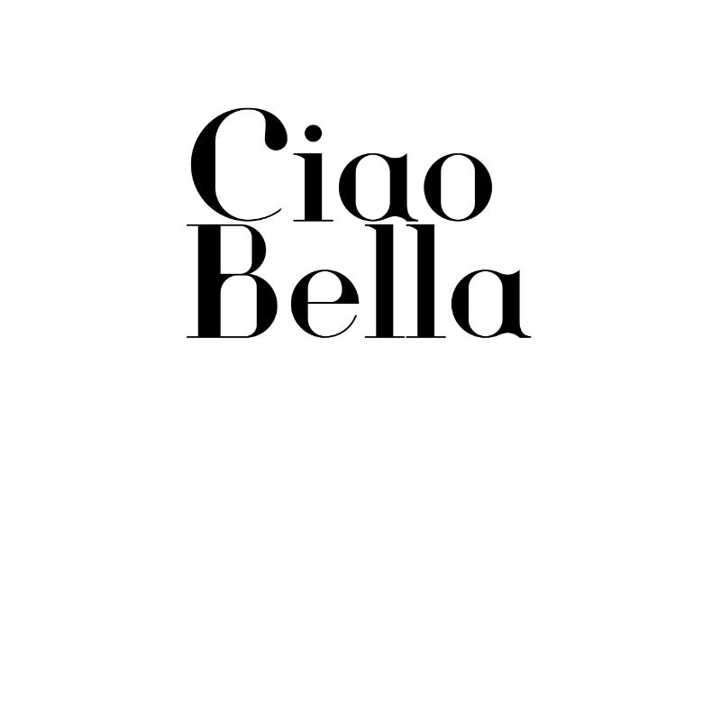 Ciao Bella Design plain black