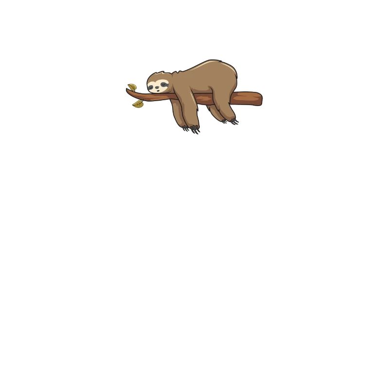 Sloth Lazy Chill Relax Relaxing gift idea