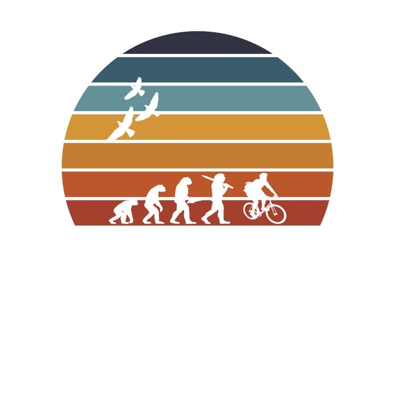 retro vintage sunset évolution CYCLISME