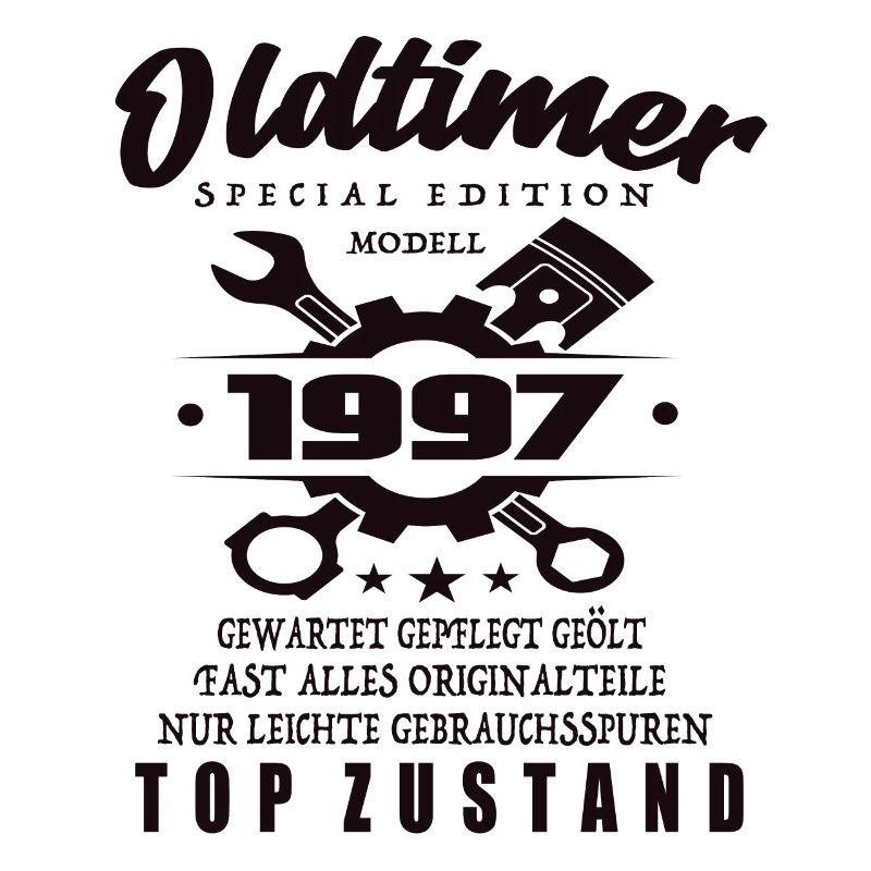 Oldtimer Special Edition Modell 1997 Geburtstag