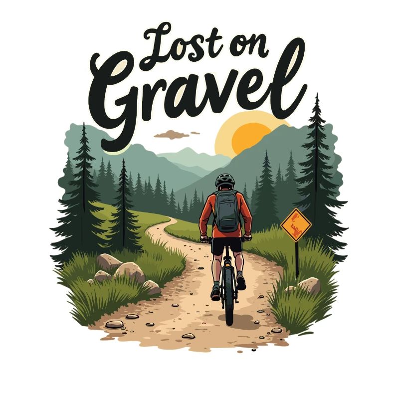 Perdu sur le gravier Vélo de gravier Vélos de gravier