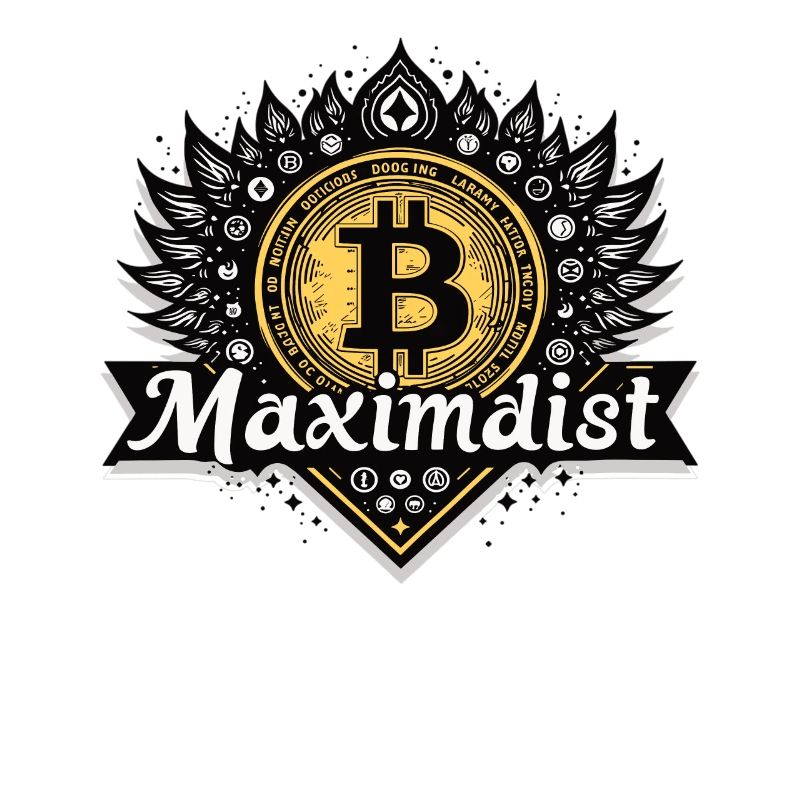 Bitcoin Maximalist - Design crypto élégant