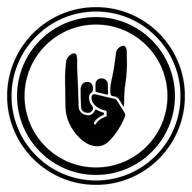 Symbole de la main de fête