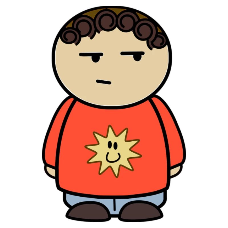 Verdächtigte Comic Figur - Geschenkidee