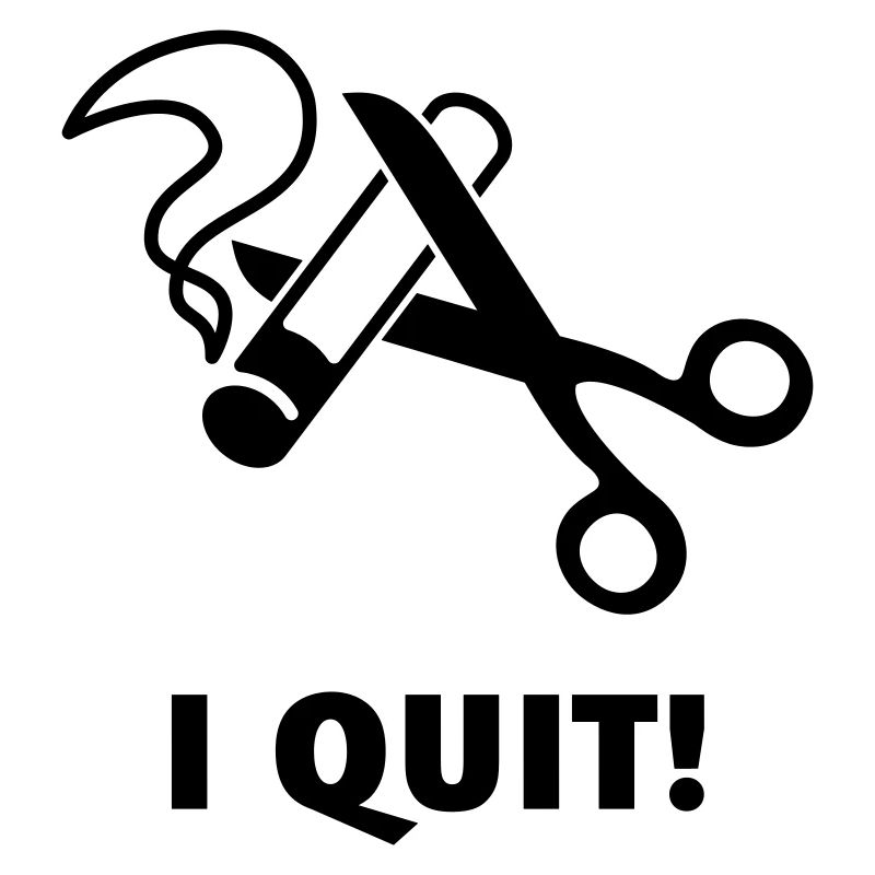 I Quit! (Ex-Smoker / Stop Smoking / Black)