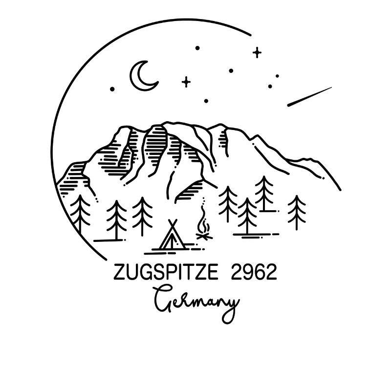 Zugspitze 2962 Highest mountain Germany Hiking