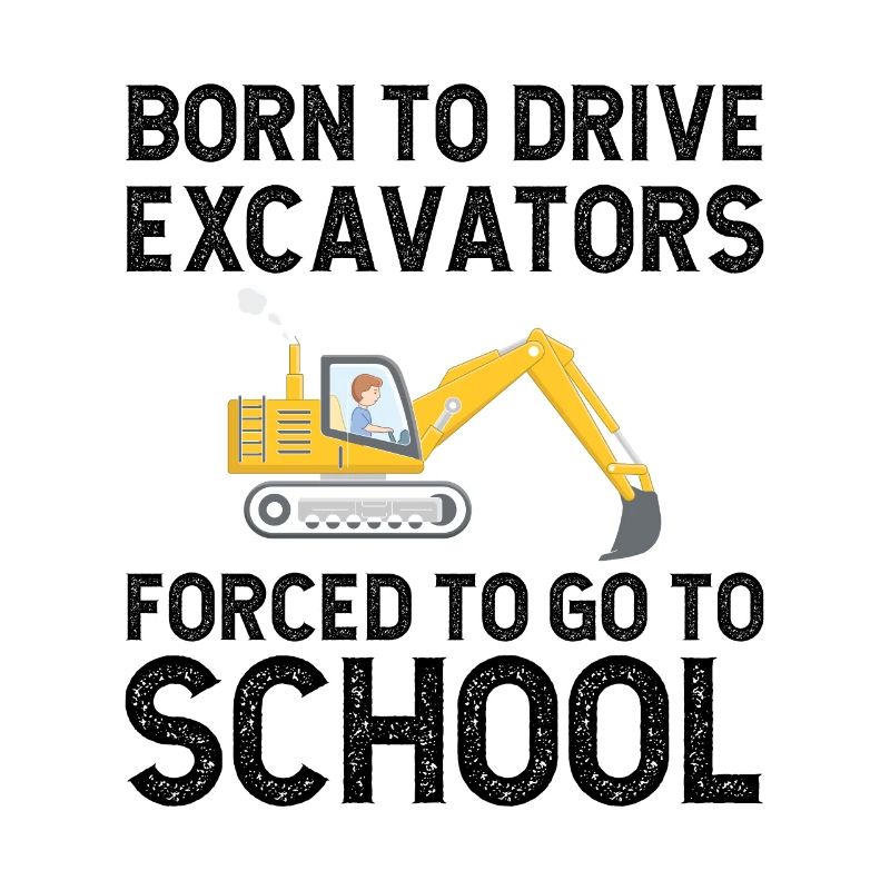 Baggerfahrer Bagger Schule