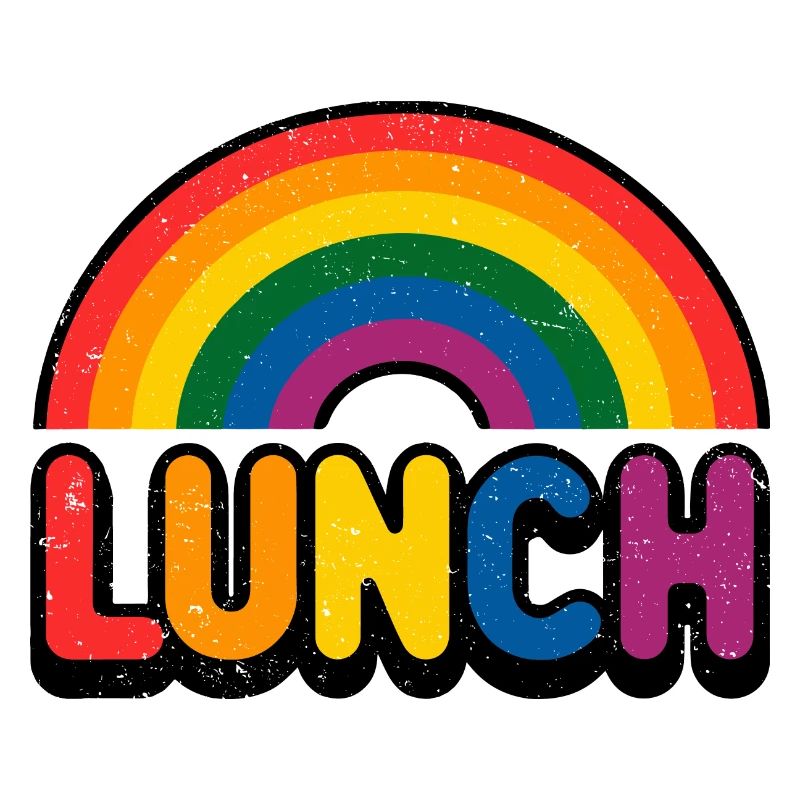 LGBTQ-Regenbogen-Mittagessen - Bunte Pride