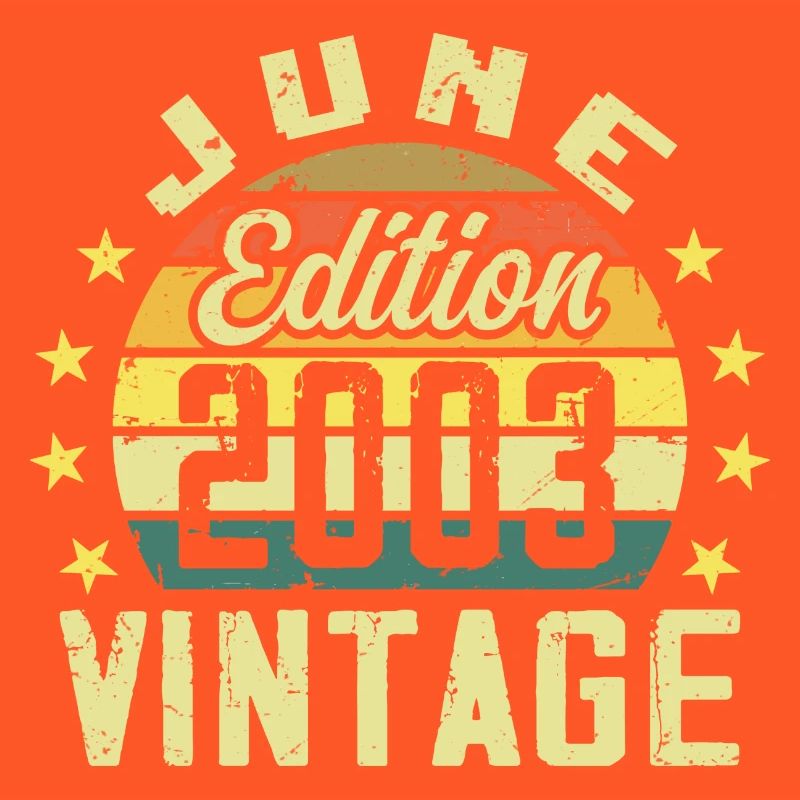 Juni 2003 Juni Retro Juni 2003 Geburtstagsgeschenk