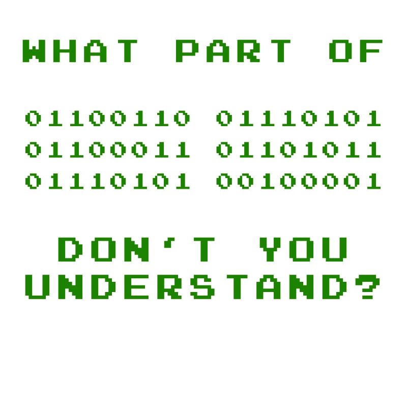 WHAT PART DO NOT YOU UNDERSTAND?