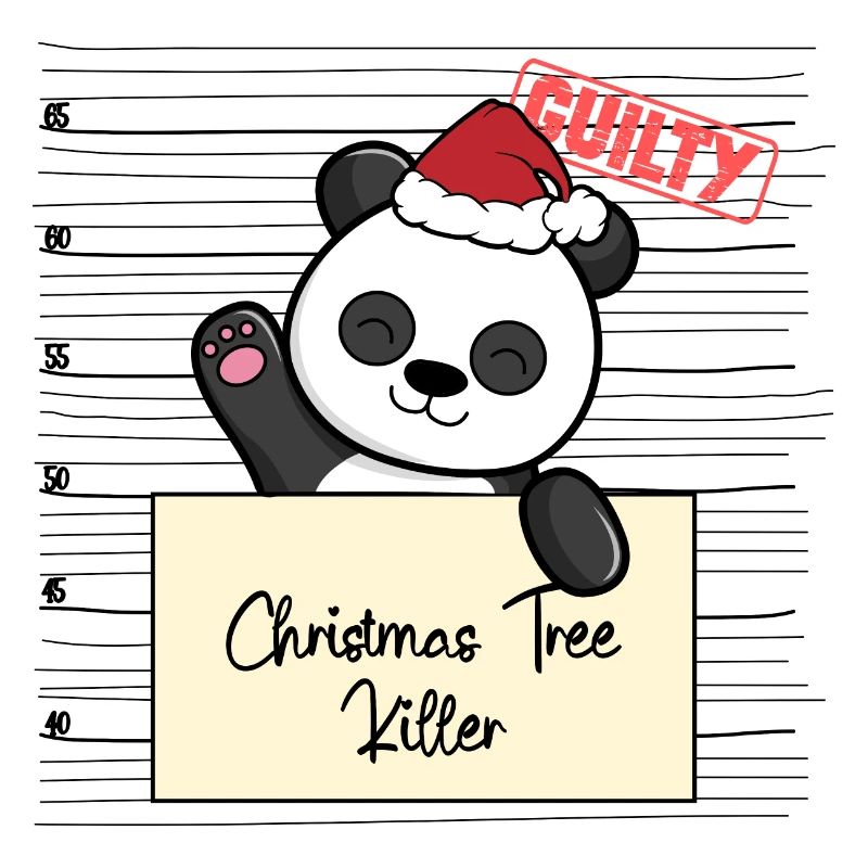 Weihnachtsbaum Umschubser Panda