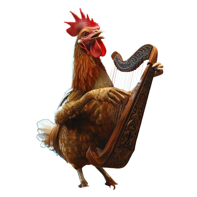 Rooster Harp
