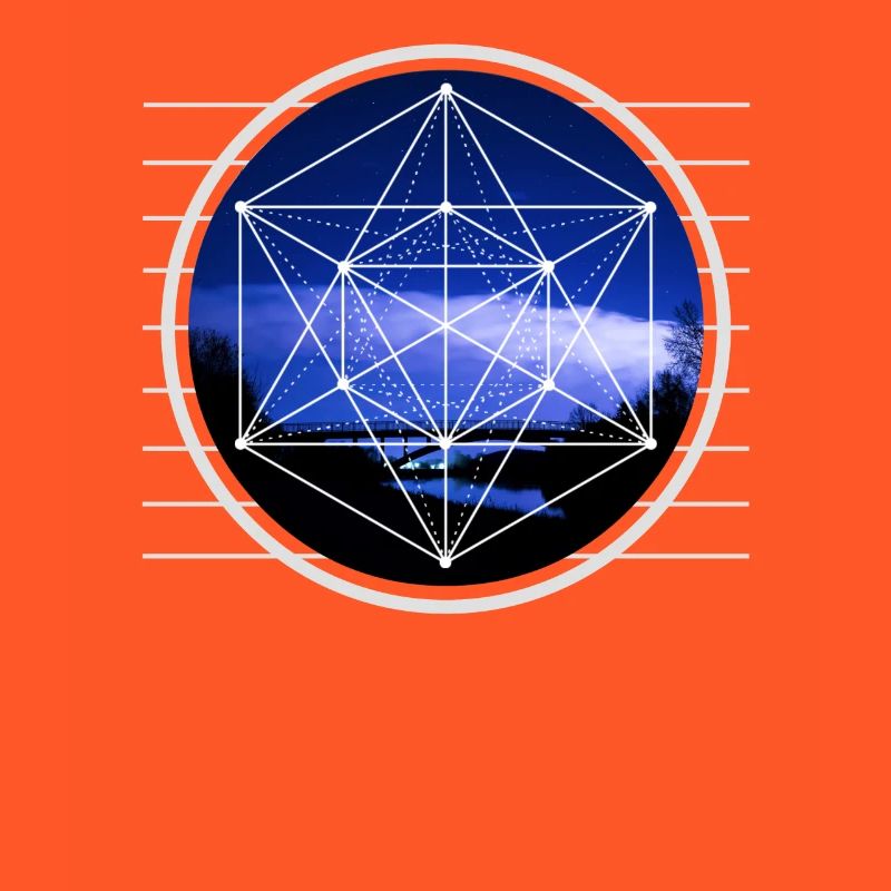 Conception graphique Metatron Hexagon Cube