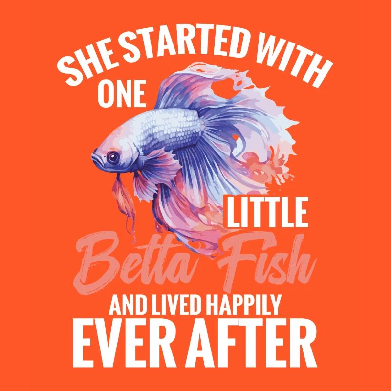 Elle a commencé avec un petit poisson betta et a vécu