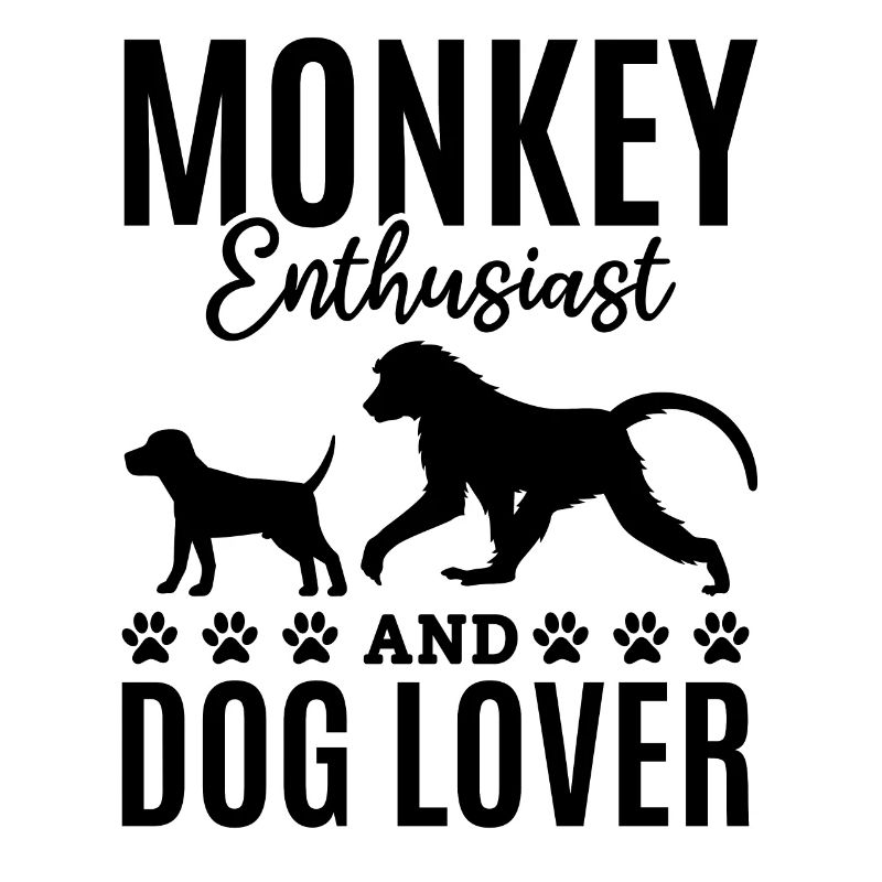 Monkey Enthusiast And Dog Lover - Orangutan Monkey