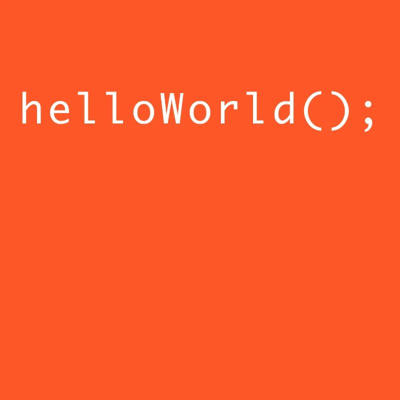HelloWorld Program Code Coding Informatik