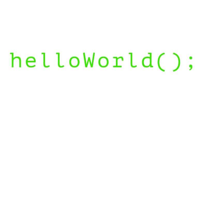 HelloWorld Program Code Coding Informatik