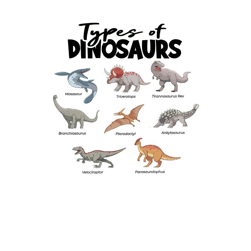 Types Of Dinosaurs Dino Identification -