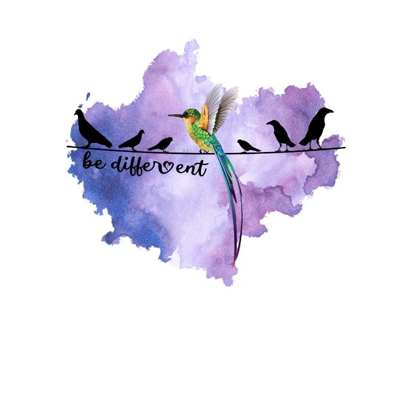 Be Different Bird Colibri Be Different Saying