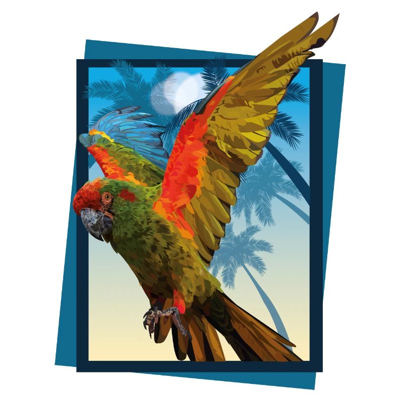 Red-fronted macaw