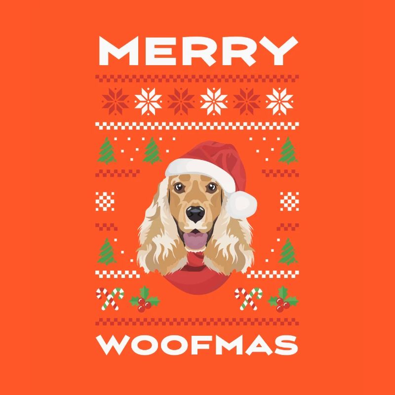 Deutsch Cocker Spaniel Christmas