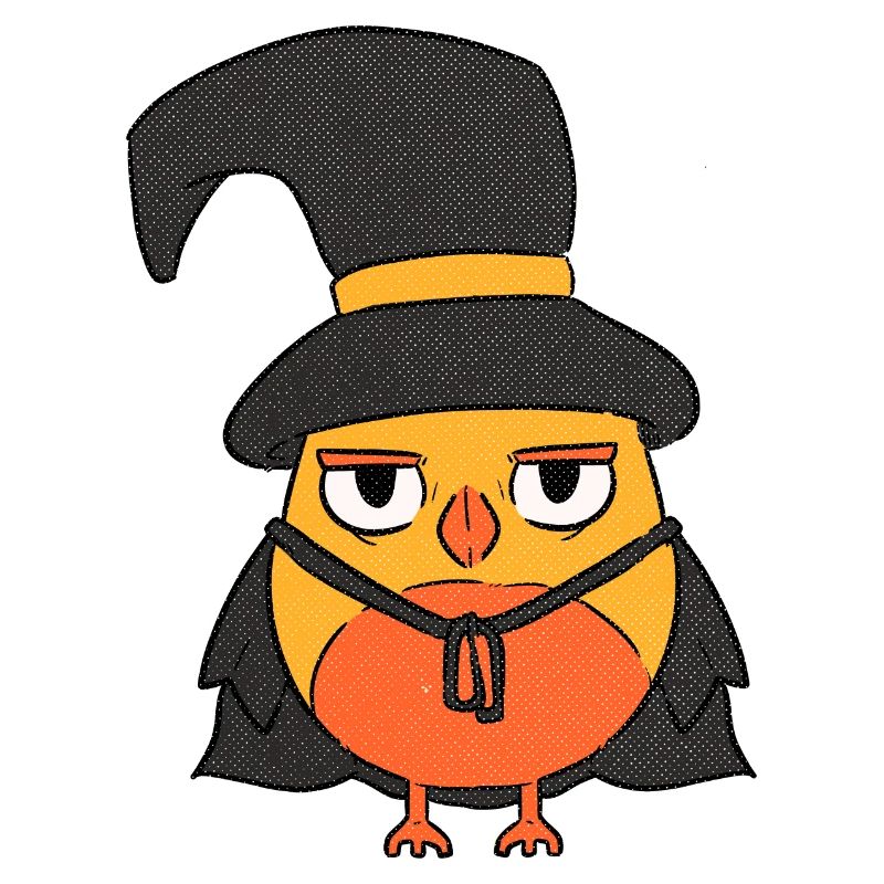 Sorcière de la chouette Halloween