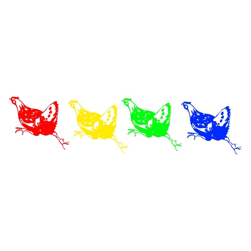 Rainbow chicken