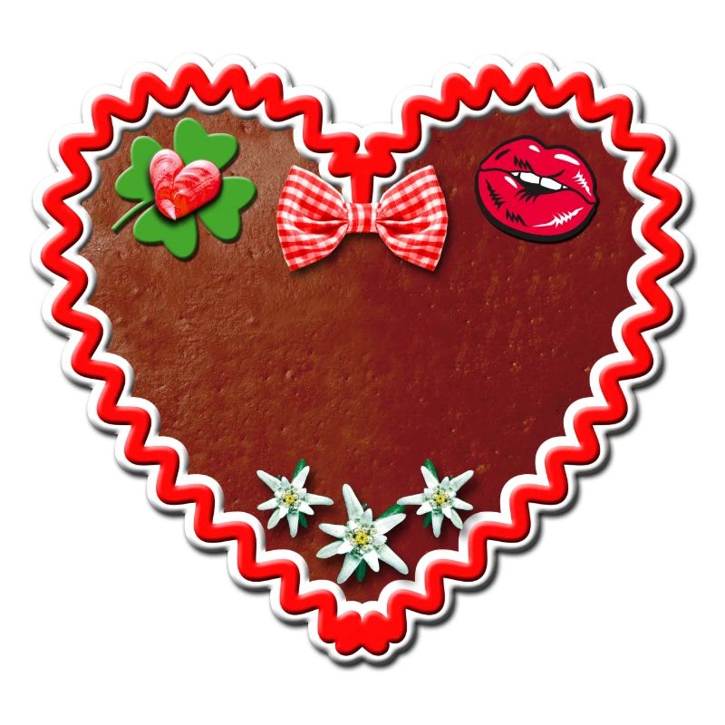 55 Lebkuchenherz Schatzi Dein eigener Text