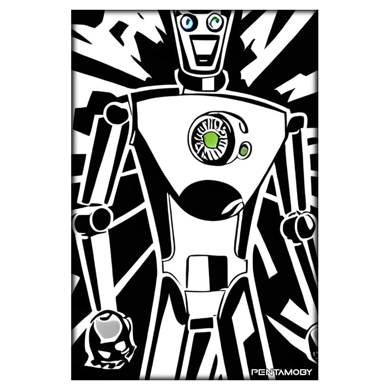 Robot Comic Future Cyborg Machine Technology