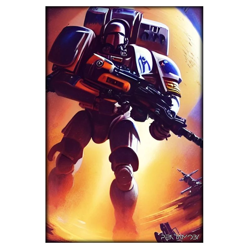 Kampfbot Robot Super Soldier Machine Warrior