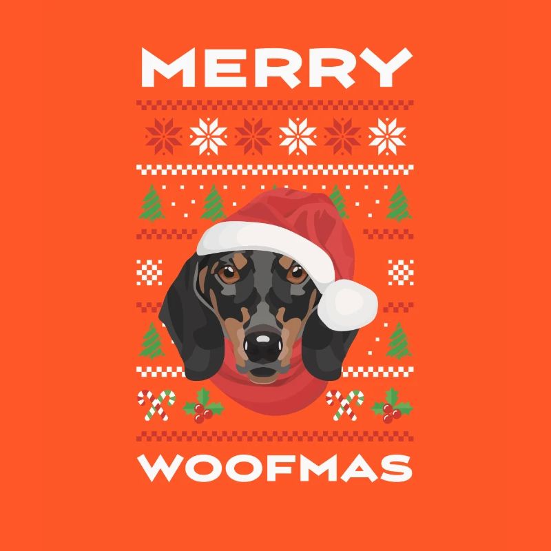 Teckel Joyeux Noël