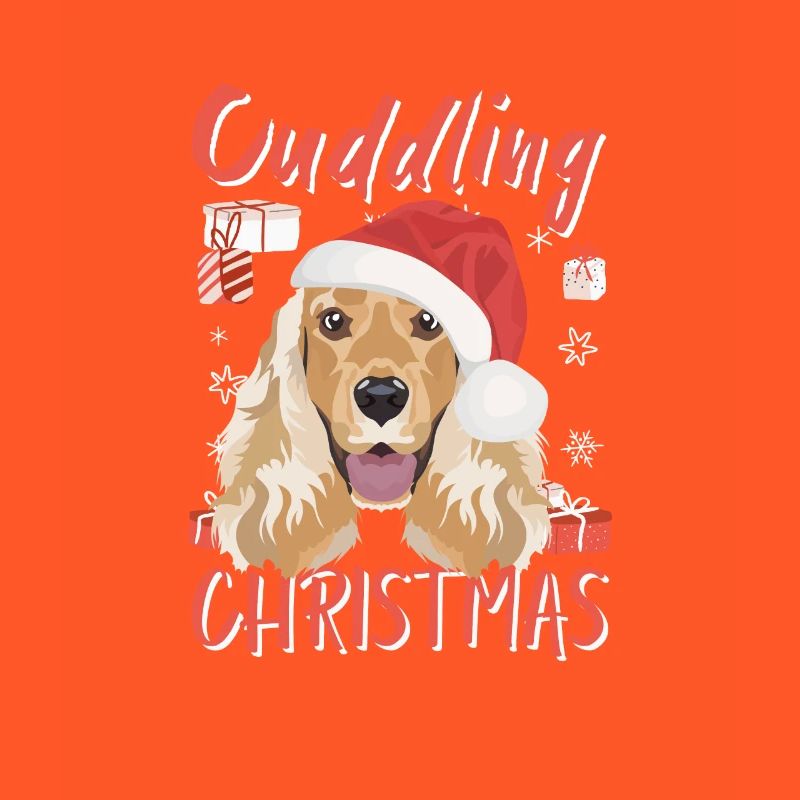 Deutsch Cocker Spaniel Merry Christmas