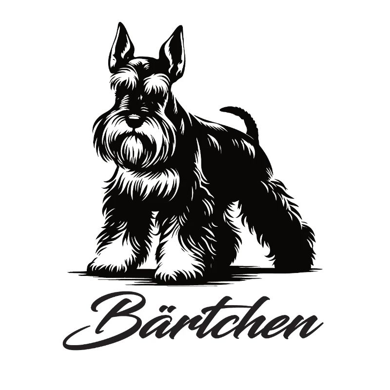 Miniature Schnauzer Design – Small, smart and brave