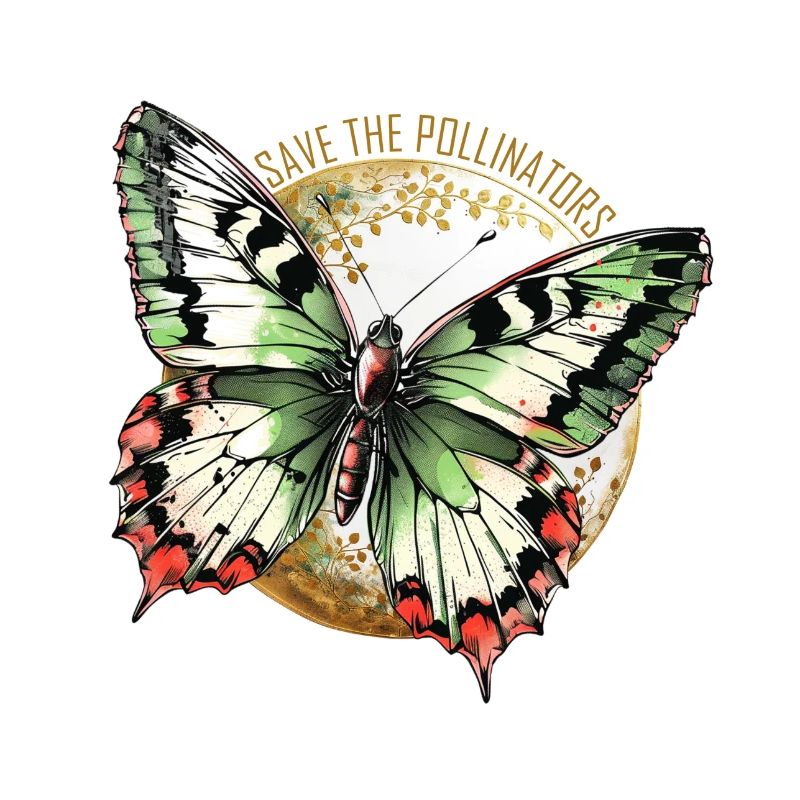 Sauvons les pollinisateurs - Papillon vert
