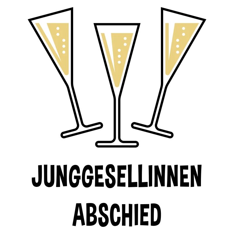 Junggesellinnenabschied Sektgläser Trichter Zu 2C