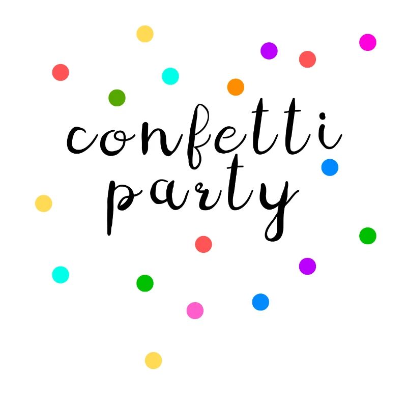 Konfetti Party Bunt Feier