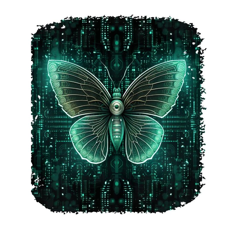 Programmierung PC Programm Code Schmetterling