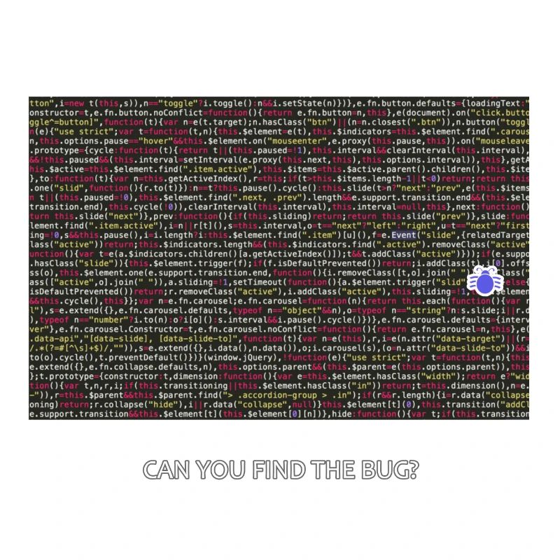 Programmeur, codeur, bugs, débogage