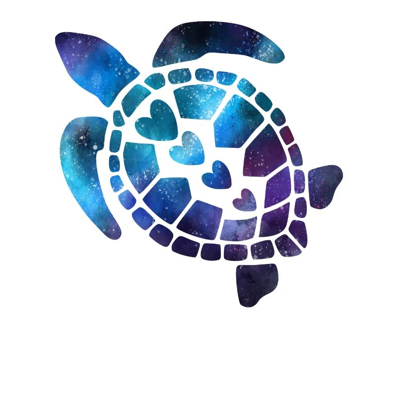 Tortue de mer dans l’espace