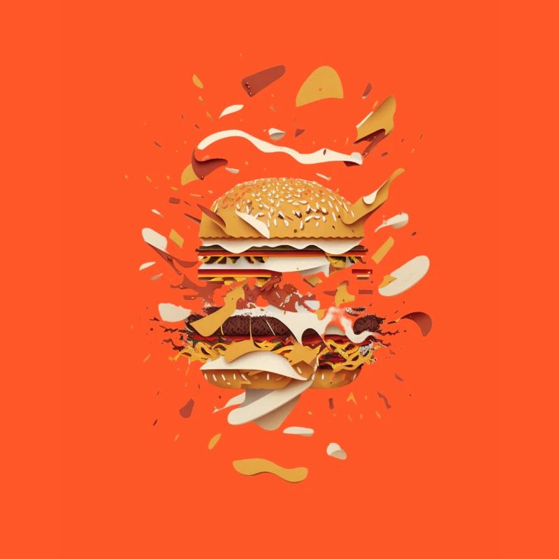 Burger Exploded | Deconstructed Burger