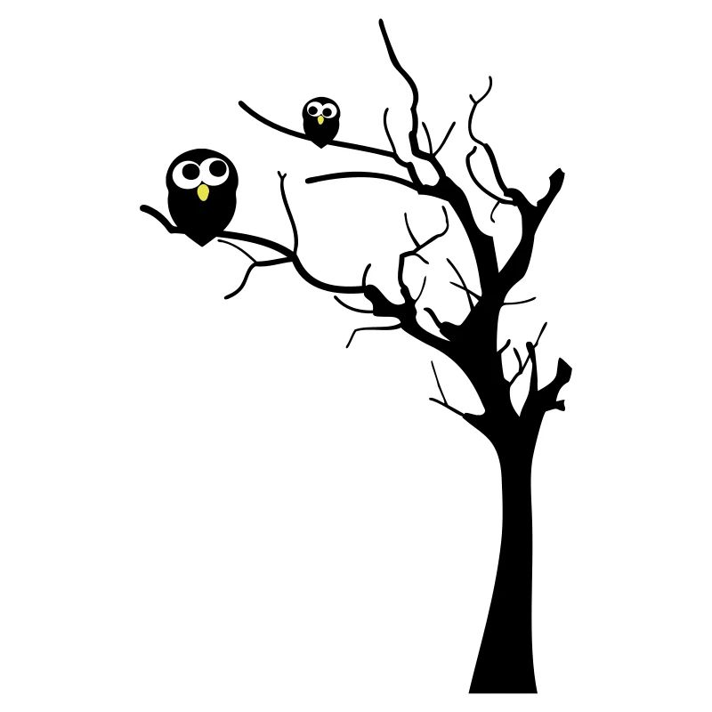 Eulen auf einem Baum