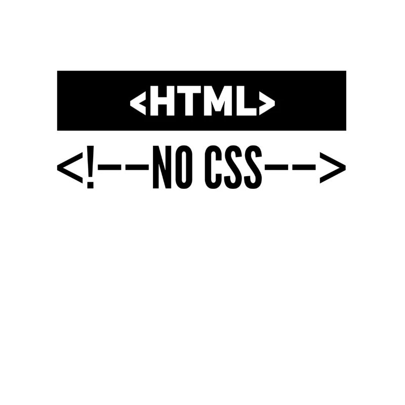 HTML No CSS